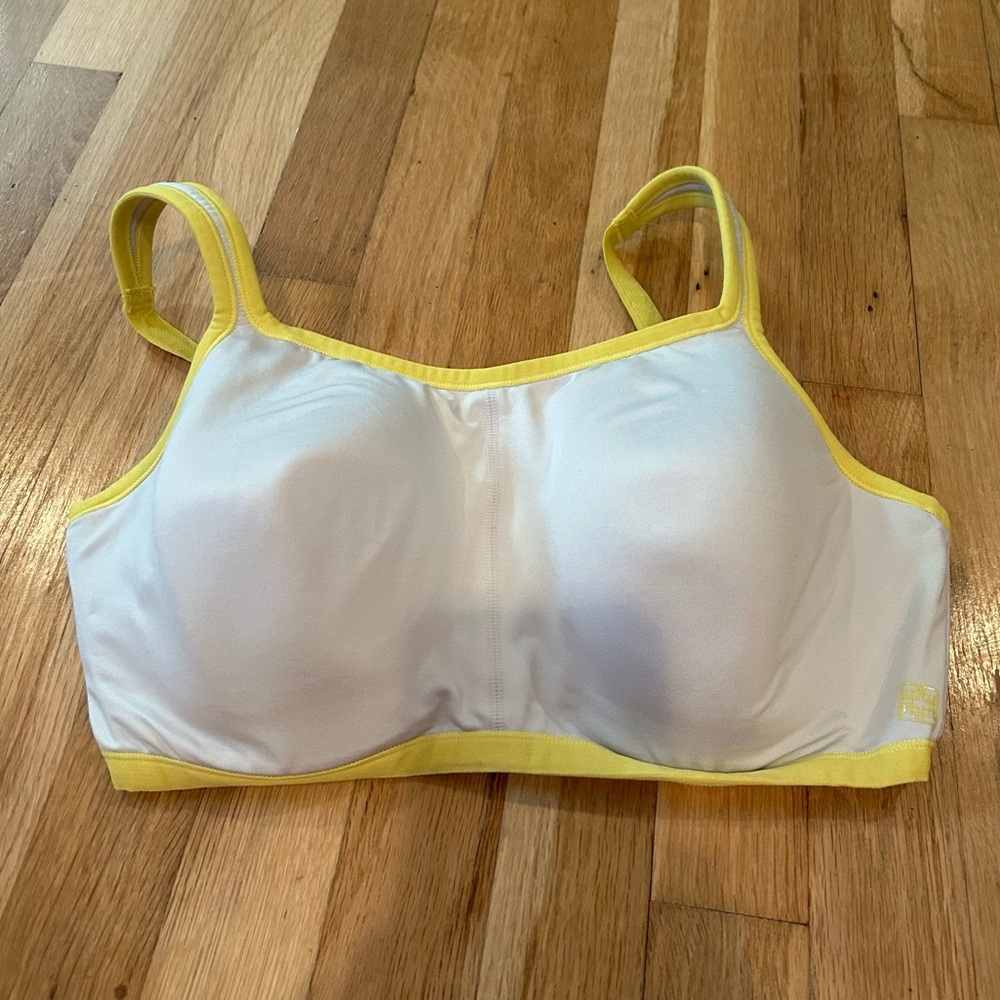Natori Grey and Yellow Sports Bra